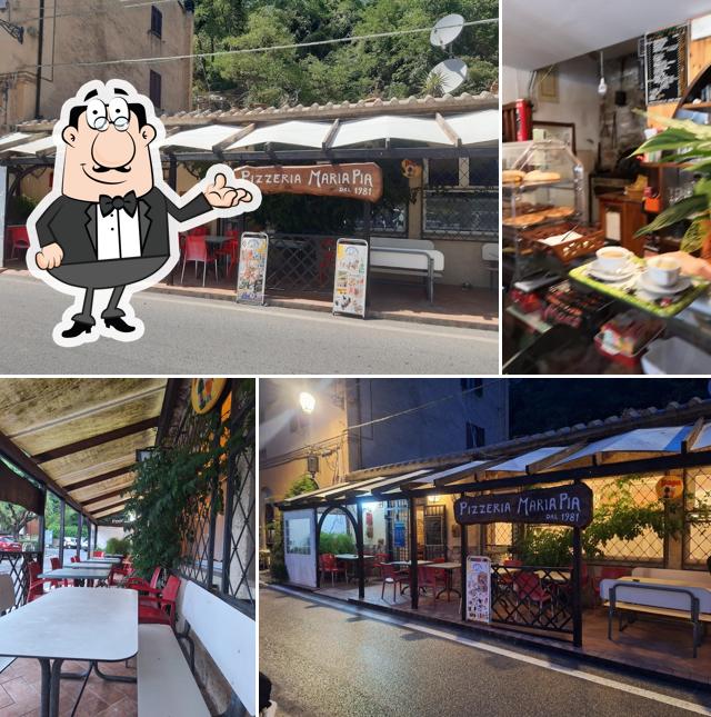 Gli interni di Pizzeria Maria Pia