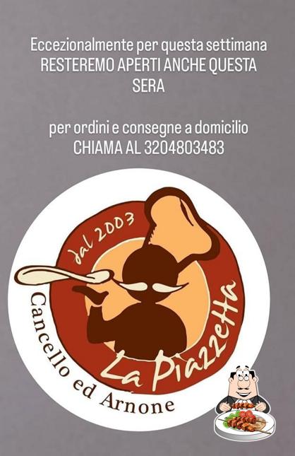 Platti al Pizzeria La Piazzetta