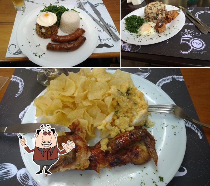 Platos en Bar do Lopes Bar no Lourdes