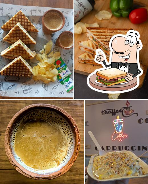 Grilled cheese sandwich at Kaaffeella