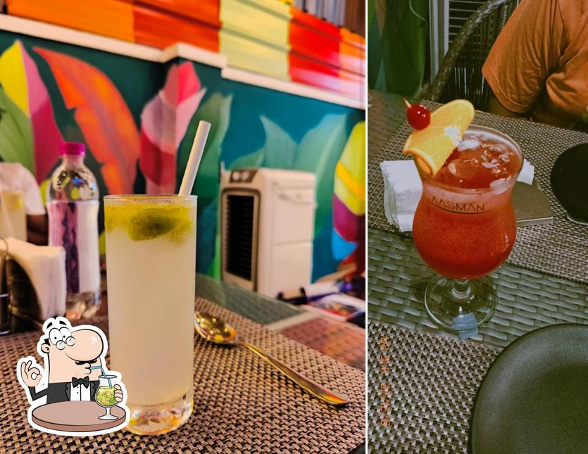 Try a drink from the menu