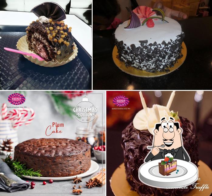 Chocolate cake at Karachi Bakery Vijayawada