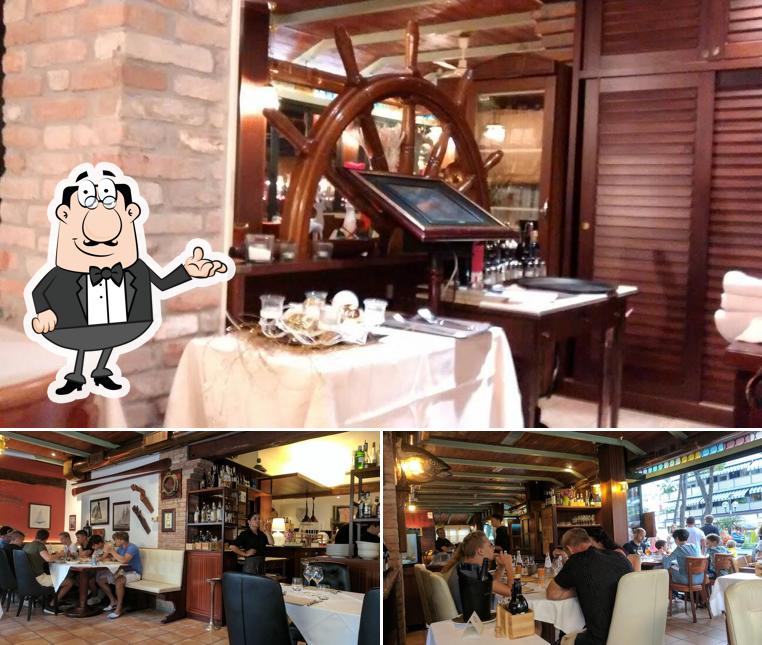 Gli interni di Bucintoro