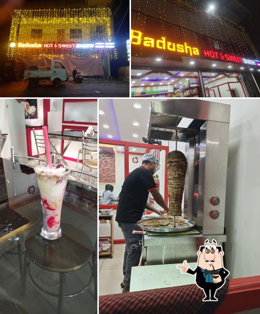 Enjoy a drink at Badusha Hot & Sweet Restaurant bakery &coolbar&arabicfoods