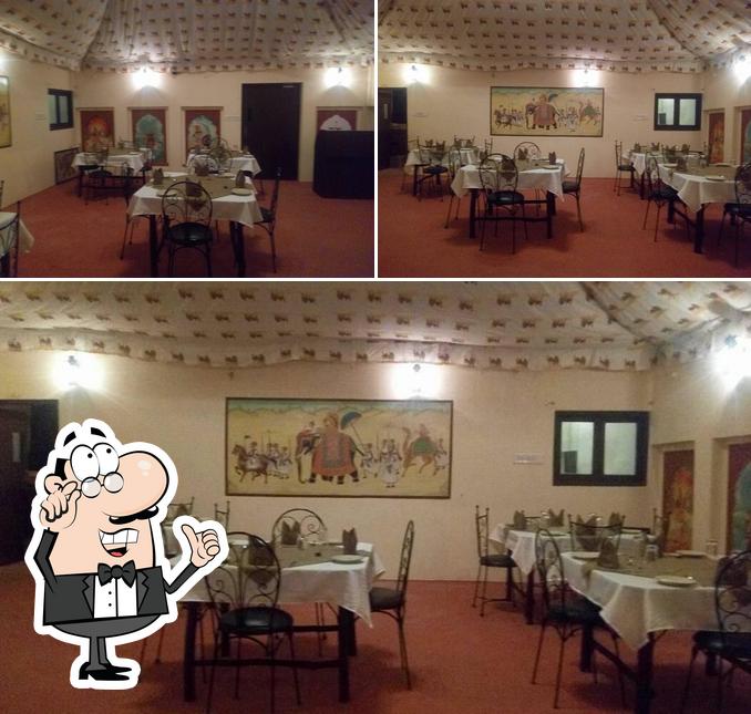 The interior of Odhani Restaurant & Cafe