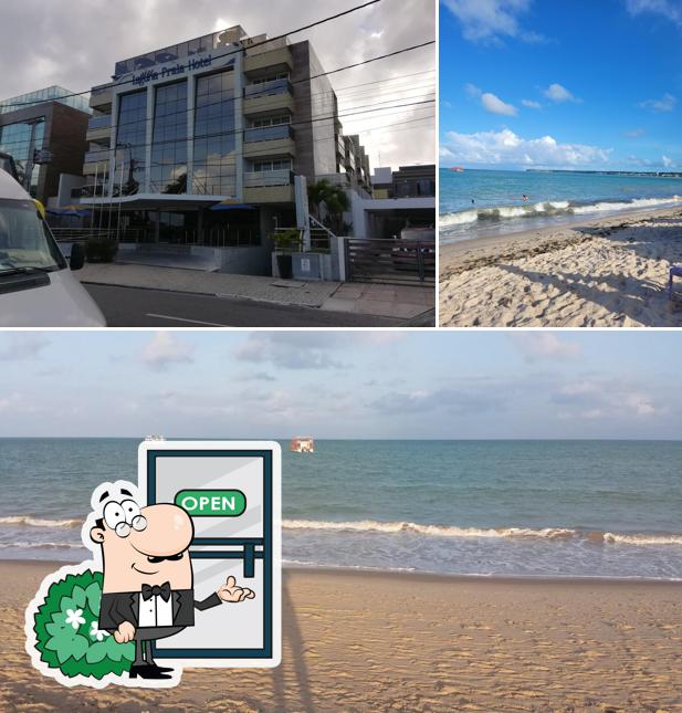 O exterior do Posto 06 - Bar e Restaurante