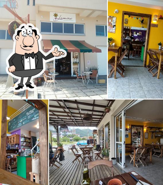 Veja imagens do interior do Lamiró "Alimentação com Intenção, Café e Arte"