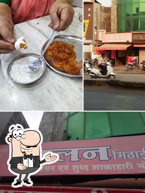 Here's a photo of Madhur Milan Mithai