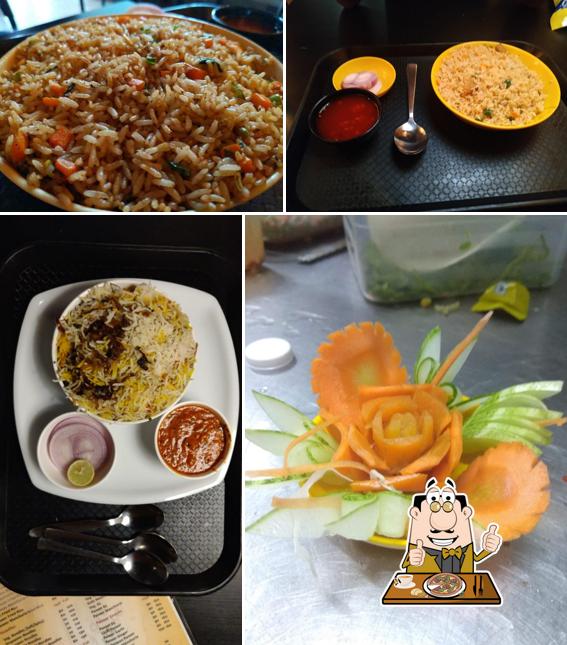 Get pizza at Veggie Chinese