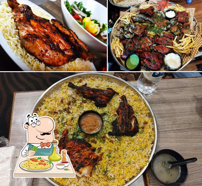 Food at Al Marjan Arabian & BBQ Restaurant