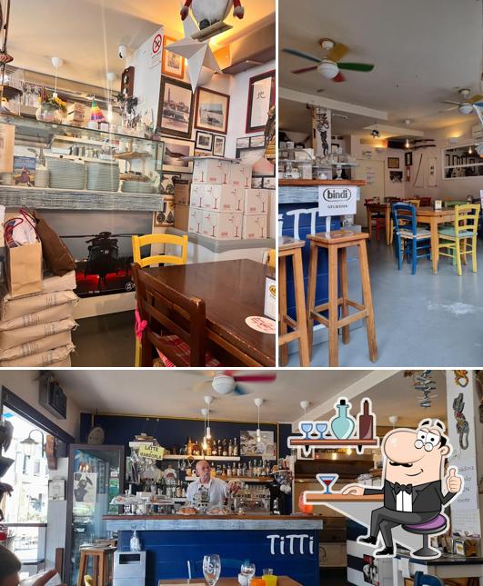 Gli interni di Dalla Titti