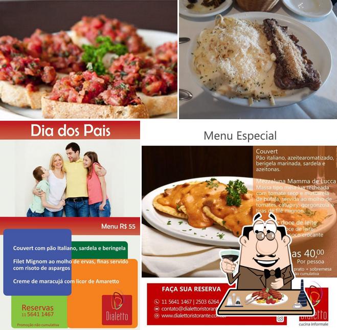 Experimente refeições de carne no Dialetto