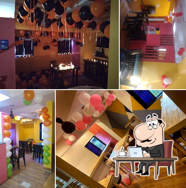 The interior of MeeT N TreaT Coffee Shop