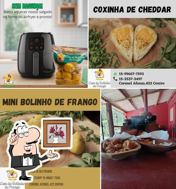 O interior do Casa do Bolinho de Frango