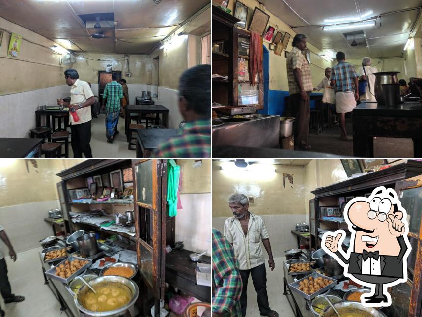 The interior of Aathikudi Coffee Club