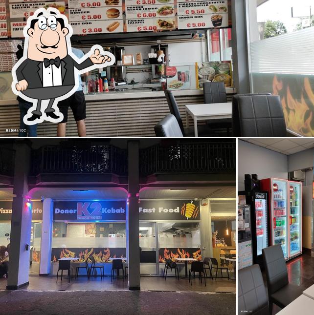 Gli interni di Kebab K2 Pizzeria Since 1983