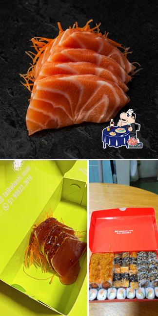 Sashimi em Taiko Bashi (Sushi POA)