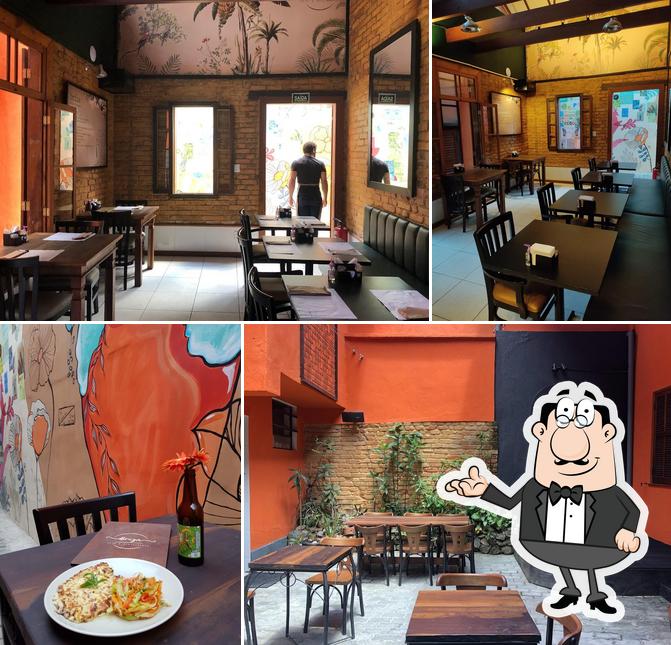 O interior do Casa Briza