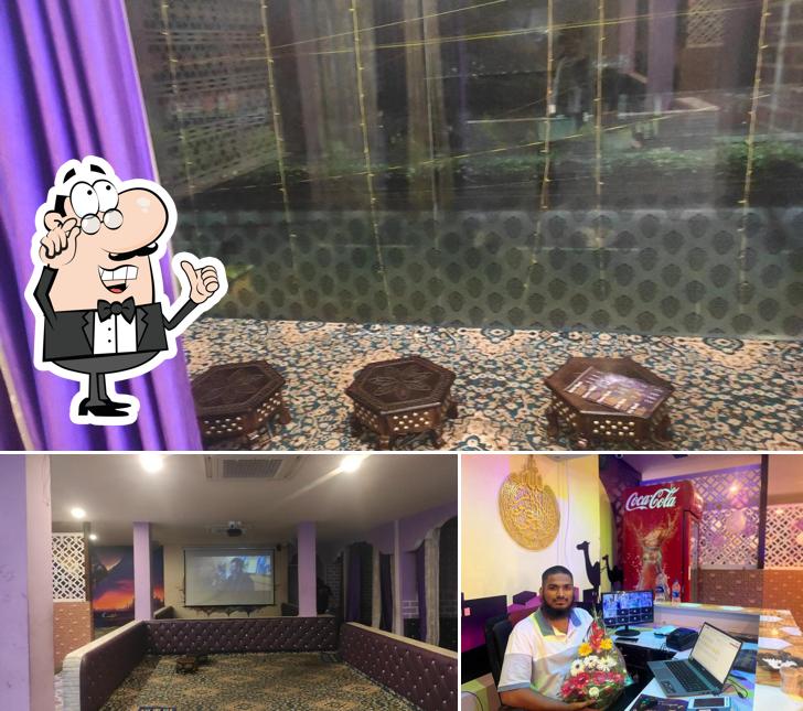 The interior of Chirag Arabian Mandi