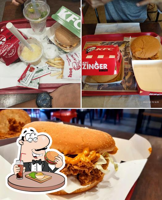 KFC’s burgers will suit different tastes