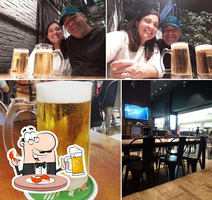 Peça uma tulipa de cerveja leve ou escura