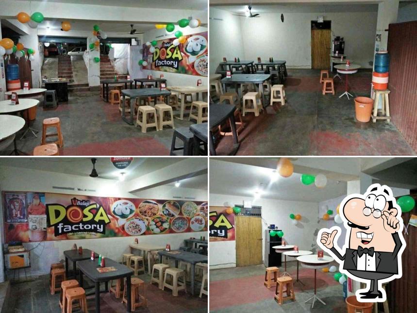 The interior of Balaji Dosa Factory