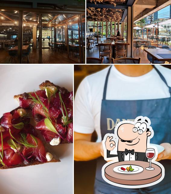 A foto da comida e interior no Restaurante Dante Mediterranée