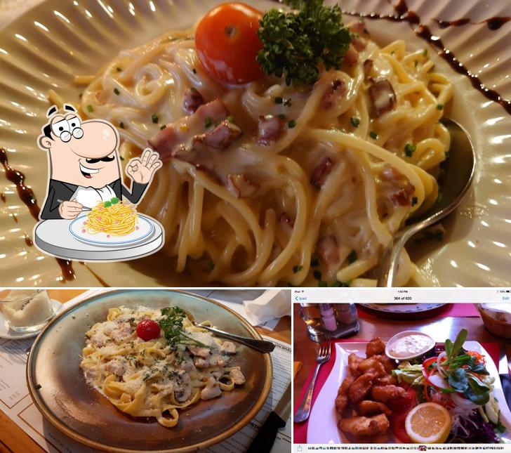 Spaghetti alla carbonara al Zur Grünen Ecke