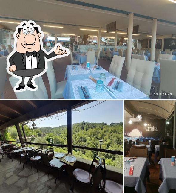 Dai un'occhiata agli interni di La Grotta