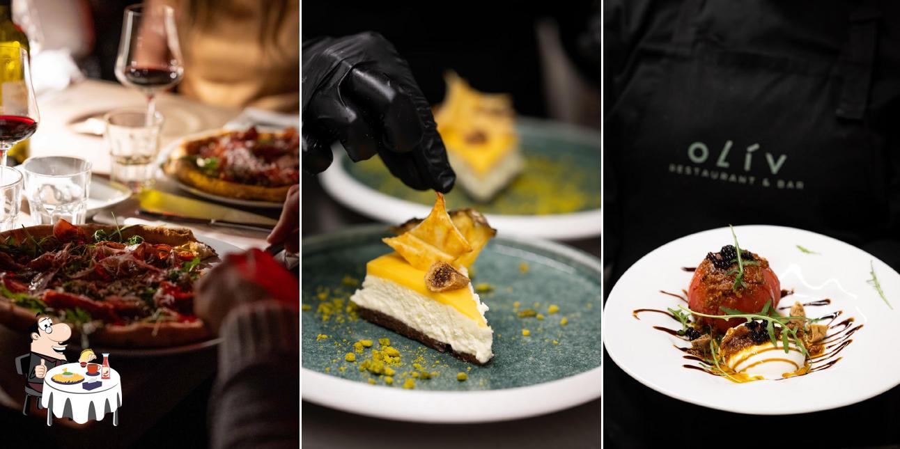 Piatto di formaggi al Oliv Restaurant & Bar