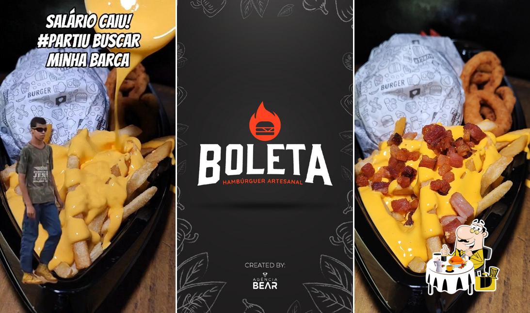 Comida em Boleta Burger Delivery