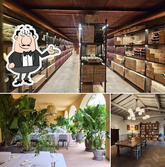 Gli interni di Tre Rane Ruffino