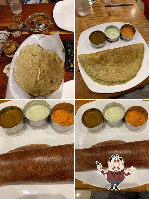 Food at Ayur Square – The Healthy Restro Café • Pure Veg