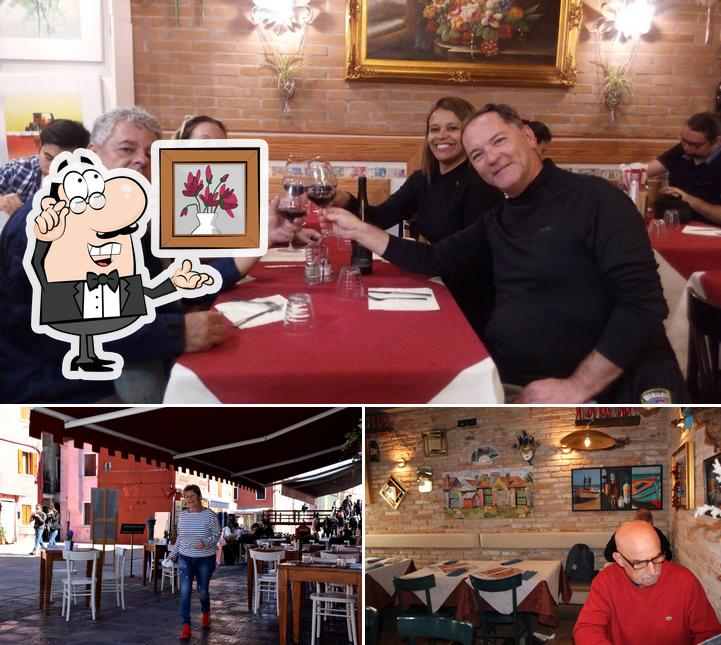 Gli interni di Devil Pizza