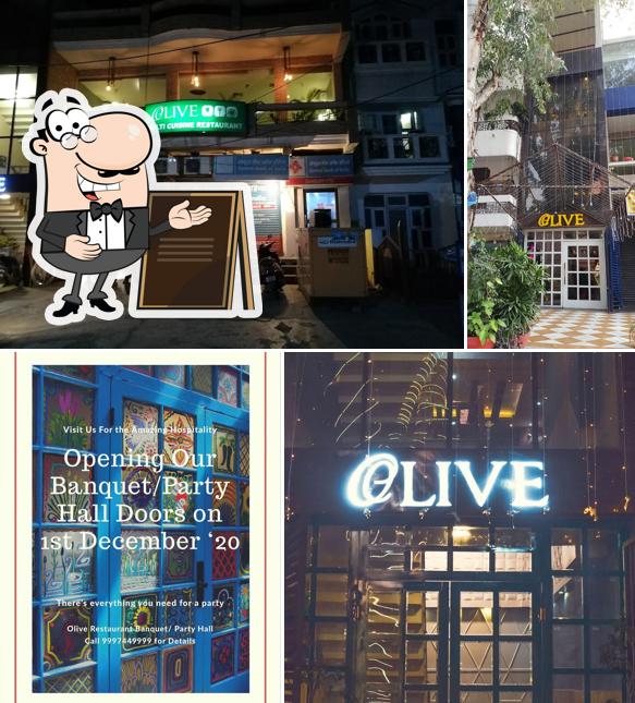 The exterior of Olive Multi Cuisine Restaurant