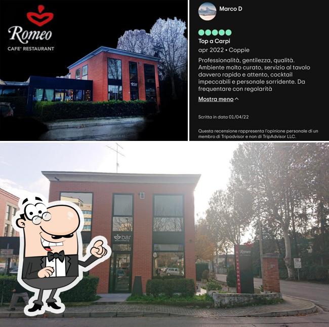 Gli esterni di Romeo Cafè Restaurant
