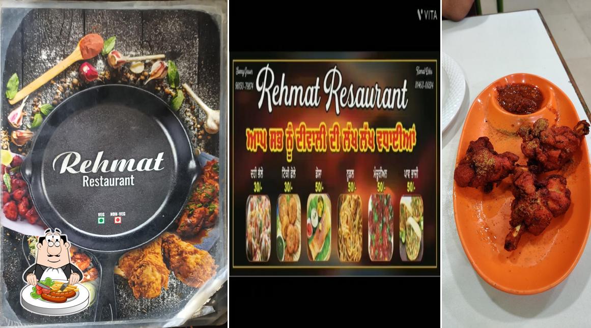 Food at Rehmat Restaurant