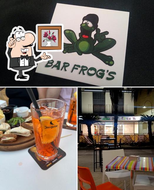 Gli interni di Frog's Bar