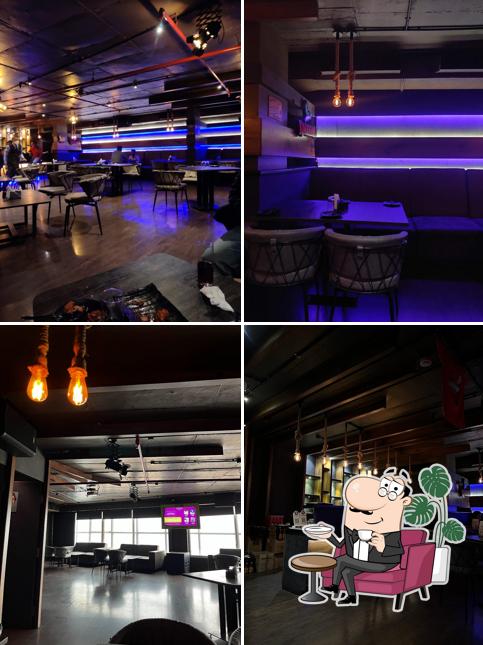 Take a seat at one of the tables at N Lounge & Bar