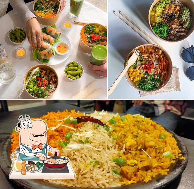 Fried rice at Zen bowl