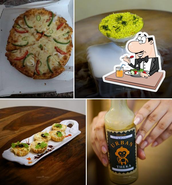 Food at Urban Theka Cafe