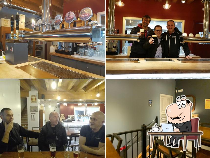 Gli interni di Birrificio BAdeF