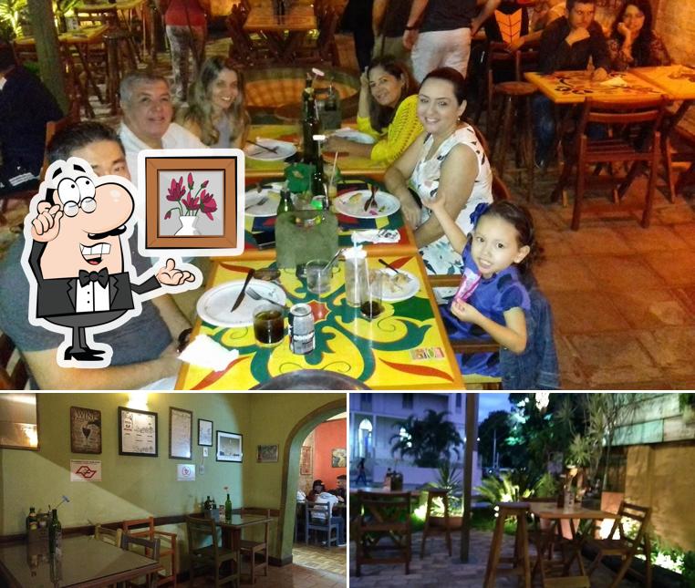 Veja imagens do interior do Pizza Nostra