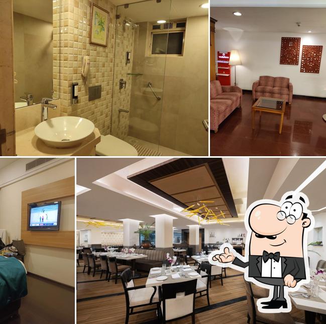 Take a seat at one of the tables at Fortune Park Galaxy, Vapi - Member ITC hotels' group