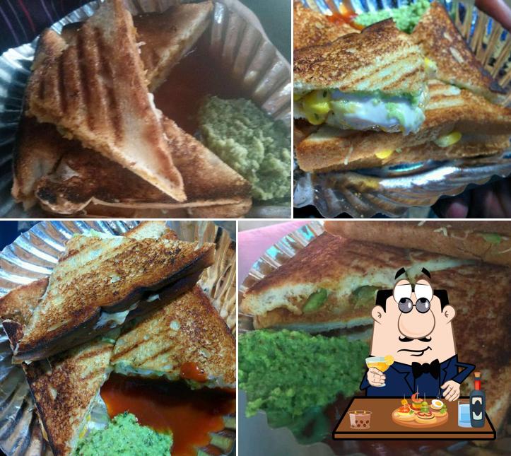 Pick different kinds of sandwiches