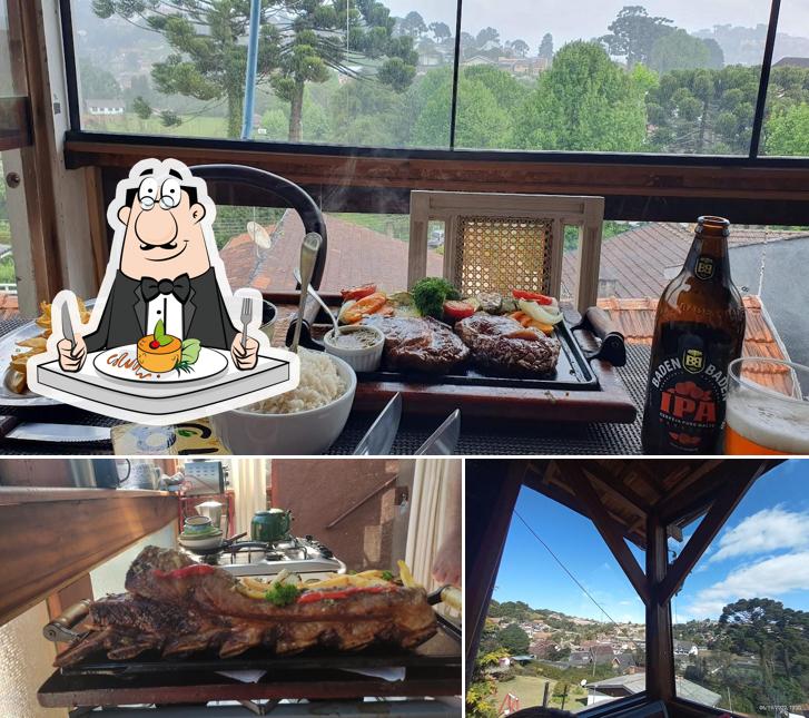 Dê uma olhada a foto apresentando comida e exterior a Restaurante Cacerola