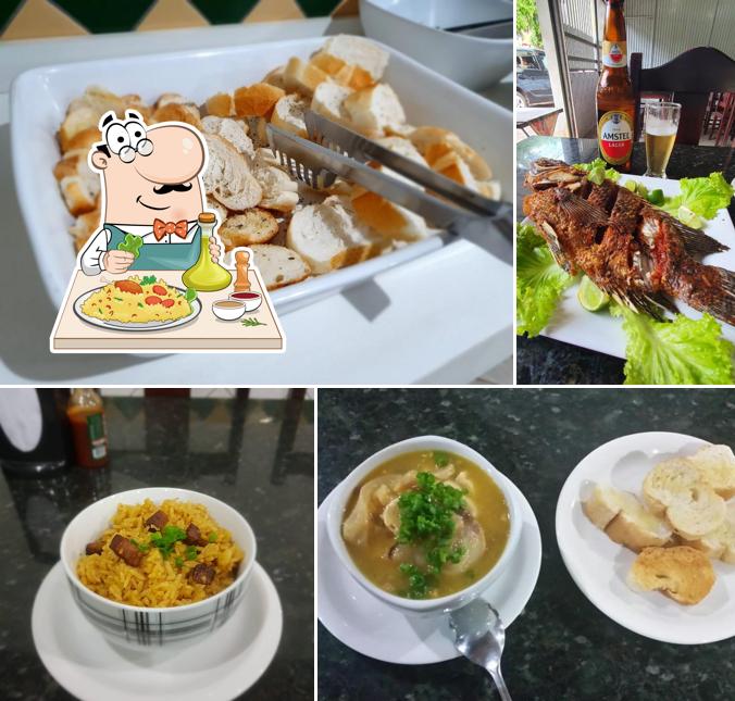 Comida em Restaurante Caldo Verde