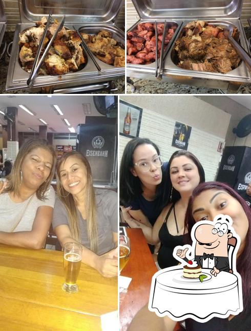 Restaurante O Gauchão oferece uma escolha de pratos doces