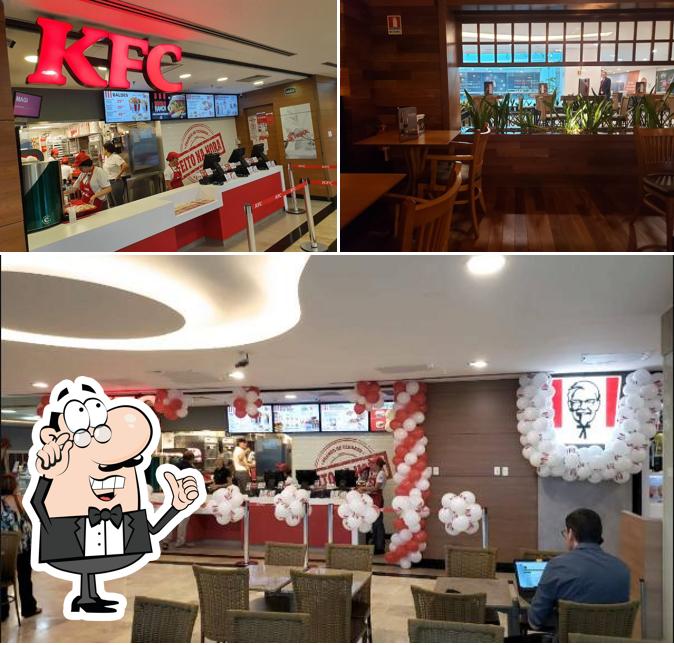 O interior do KFC