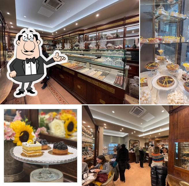 Gli interni di Pasticceria Sabauda